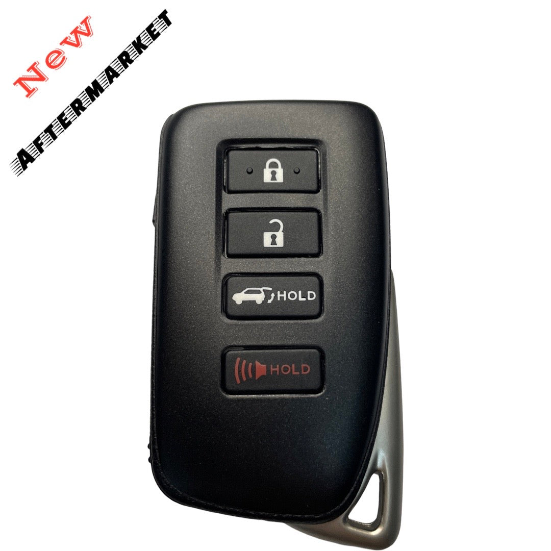 2021-2021 Lexus NX300h NX200T LX570 RX350 RX450 / 4-Button Smart Key / PN: 89904-48V80 / HYQ14FLB (AFTERMARKET)