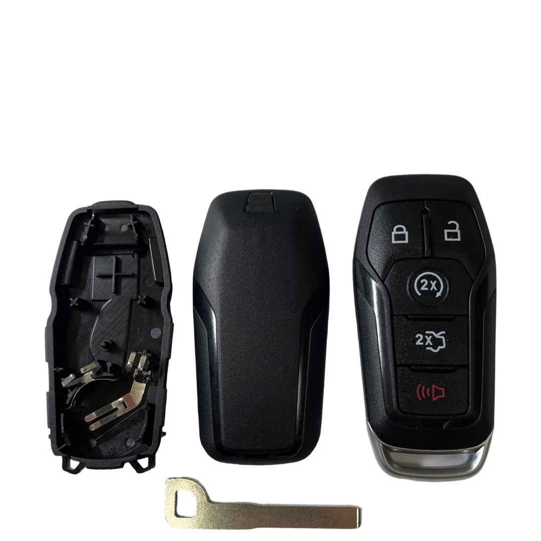 2013-2018 Ford / 5-Button Smart Key SHELL For M3N-A2C31243800, M3N-A2C31243300 (AFTERMARKET)