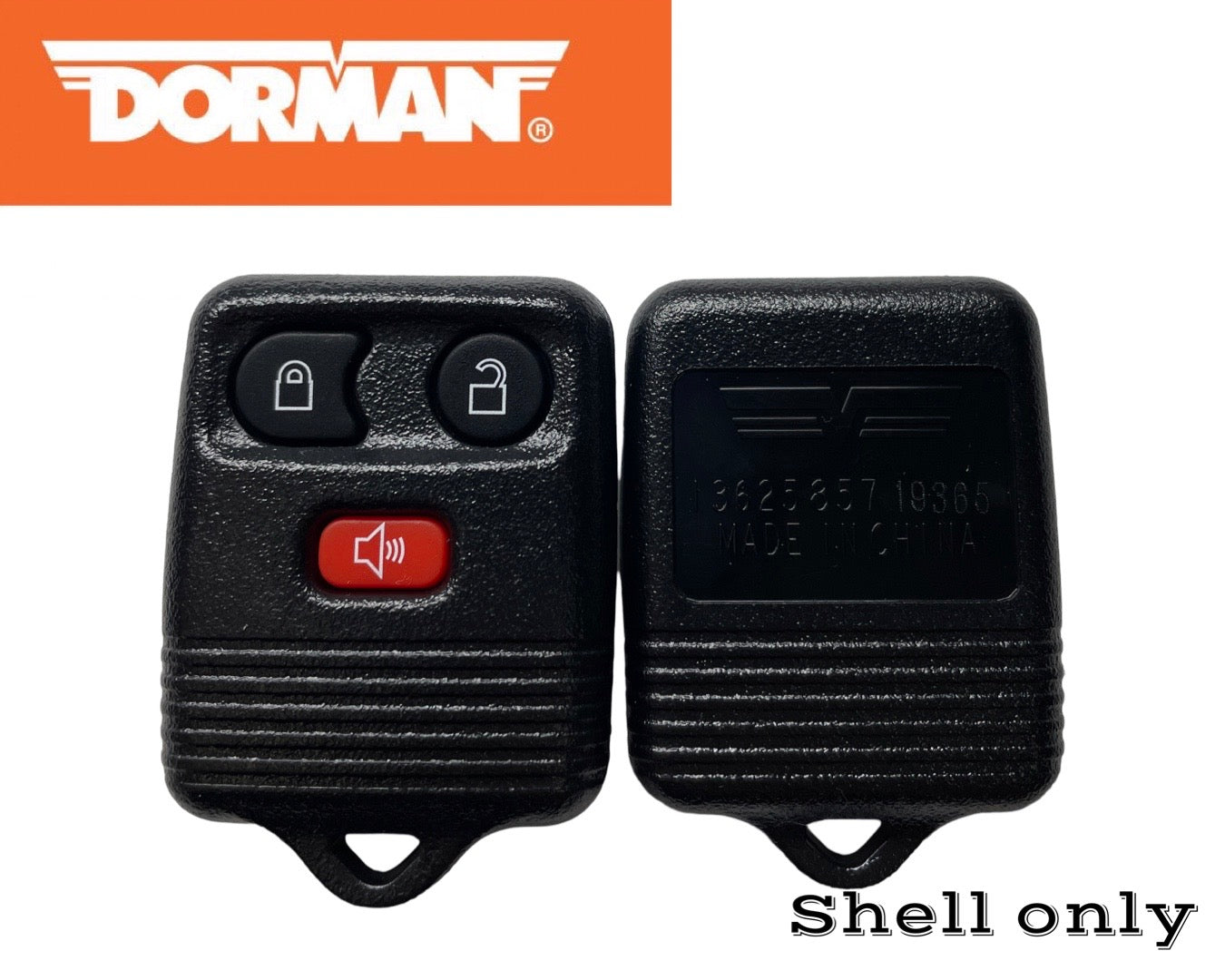 1998-2016 FORD LINCOLN MERCURY MAZDA 3-BUTTON KEYLESS REMOTE CASE BLACK CWTWB1U331 CWTWB1U345 Dorman 13625