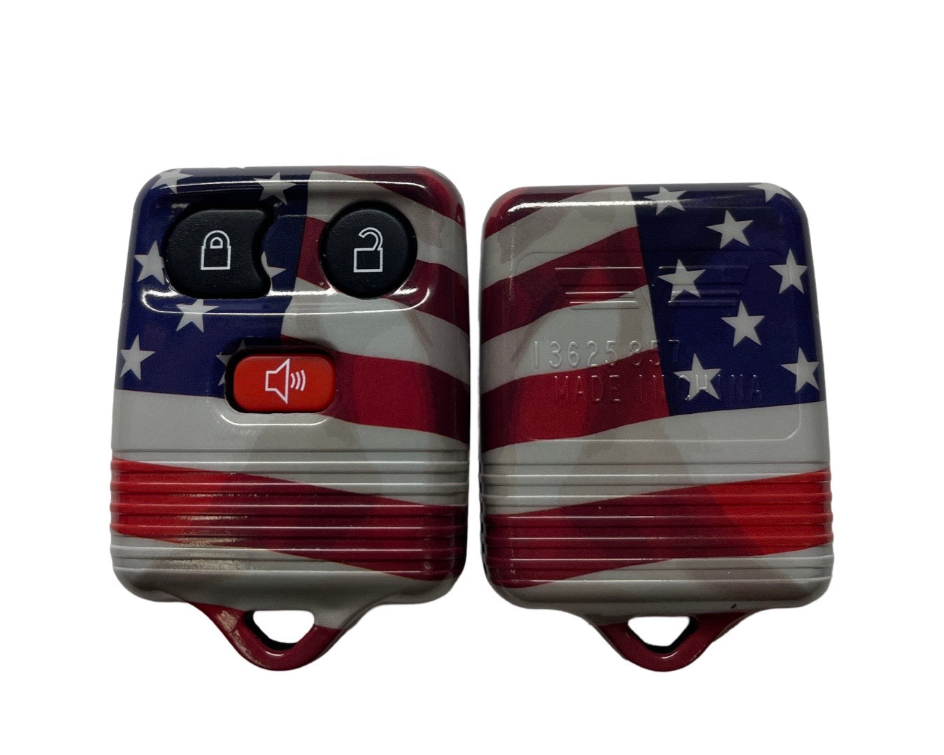 1998-2016 FORD LINCOLN MERCURY MAZDA 3-Button KEYLESS REMOTE CASE US FLAG CWTWB1U331 CWTWB1U345 Dorman 13625US