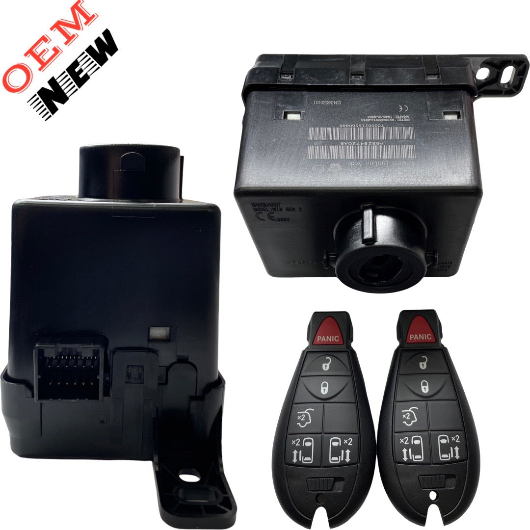2008-2010 Mopar Fobik 6 Button Ignition NON Remote Start (OEM NEW)