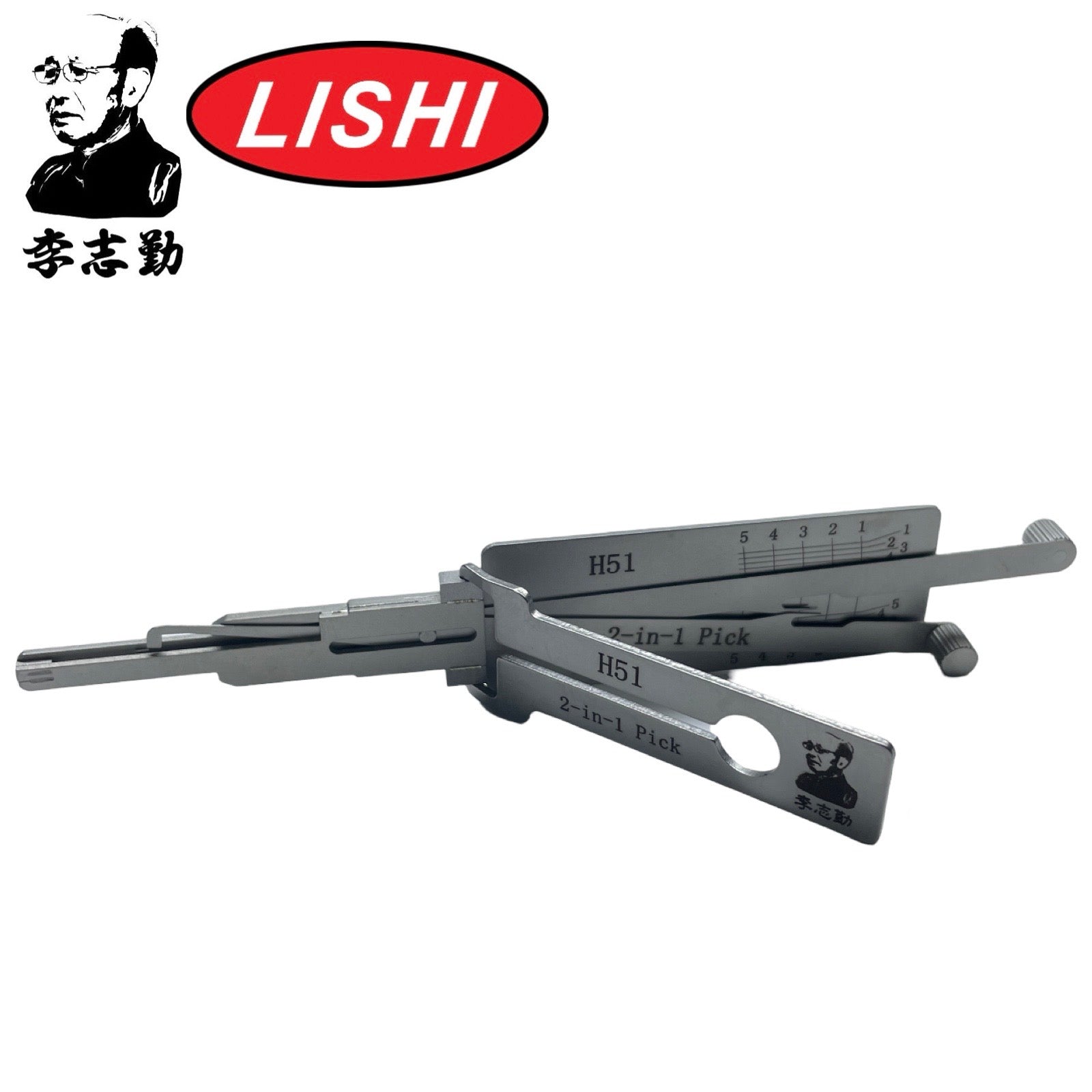 Lishi 2-in-1 Pick/Decoder for Ford 5-Cut H51/FO6 (Ignition)