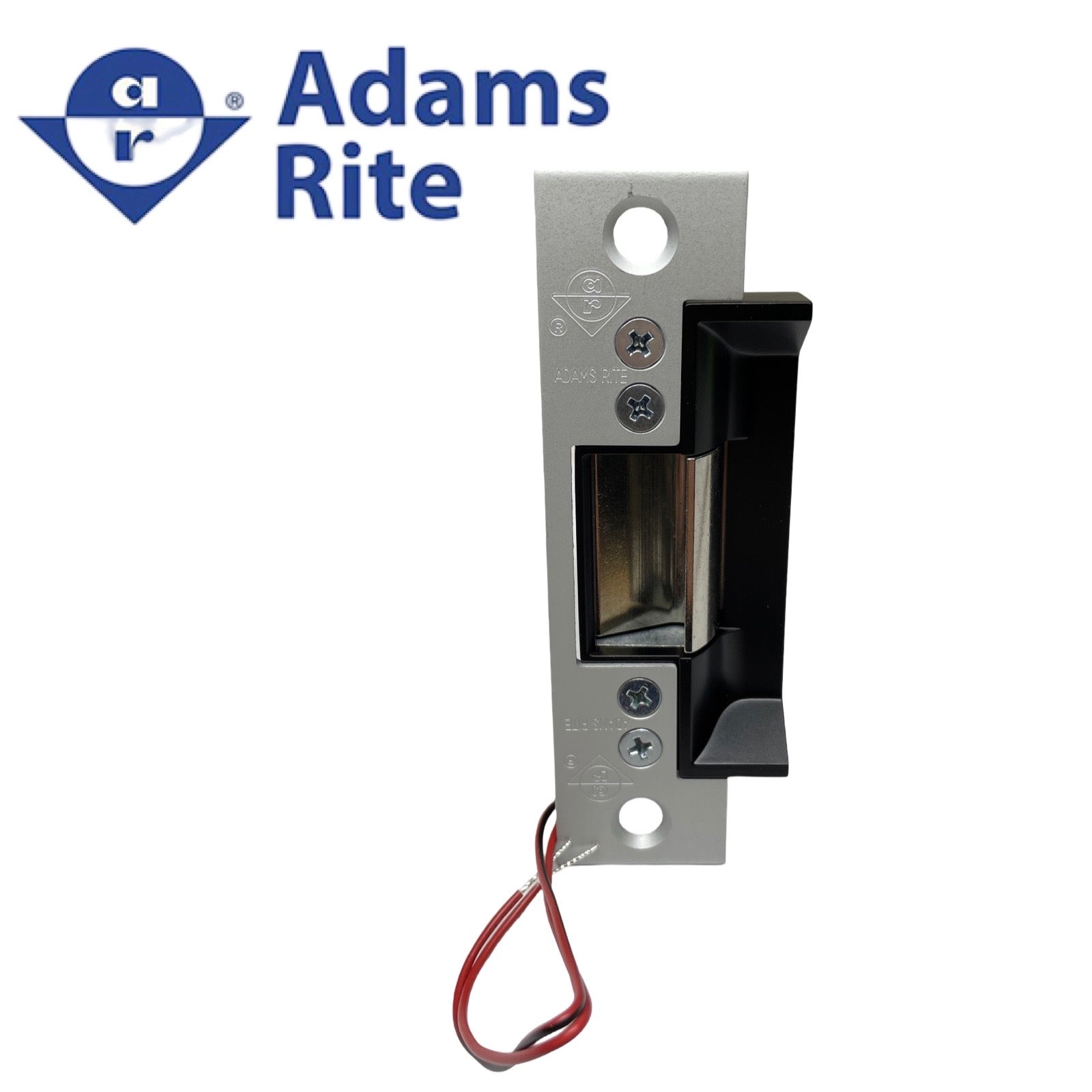 Adams Rite - 7140 - Electric Strike For Adams Rite & Cylindrical Locks - Anodized Aluminum - Fail Secure - 1-1/4" X 4-7/8" Flat Square Plate - 12VDC