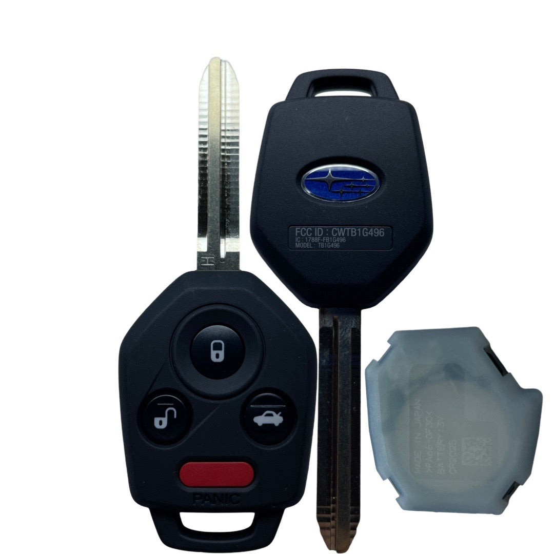 2024 Subaru Remote Head Key /4 Button /Trunk - FCC:CWTB1G496  PN:57497AN03A/ 57497FN000S Subaru H Chip (OEM NEW)