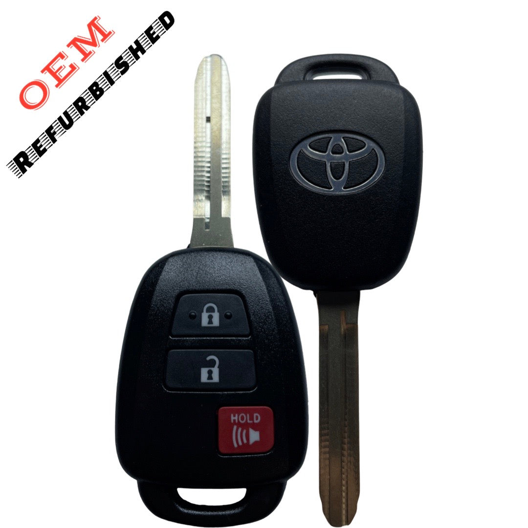 2016-2020 Toyota Tacoma / 3-Button Remote Head Key / PN: 89070-04020 / HYQ12BGG (H Chip) (OEM Refurb)