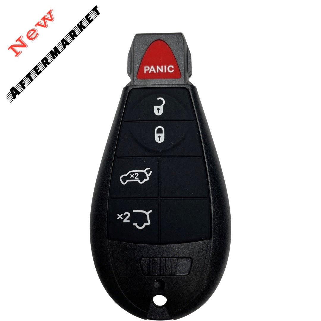 2008-2013 Jeep / 5-Button Fobik Key / PN: 68066849AA / M3N5WY783X / (AFTERMARKET)