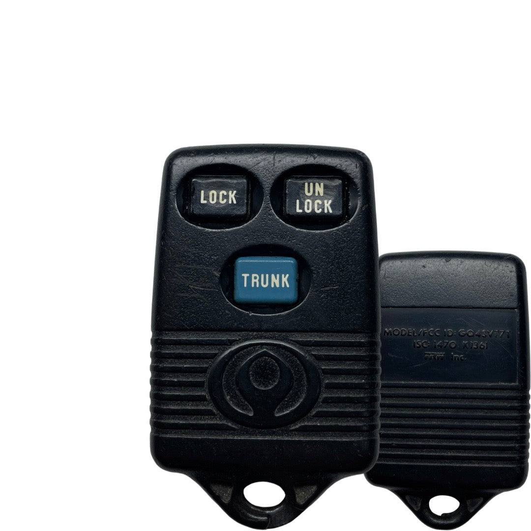 1995-1997 Mazda 3-Button Keyless Remote GQ43VT7T (OEM REFURBISHED)