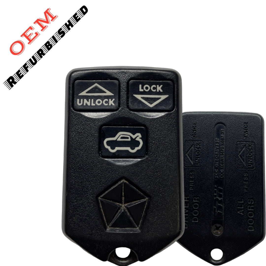 1993 - 1995  CHRYSLER Keyless Entry Remote GQ43VT3T ( OEM REFURBISHED)