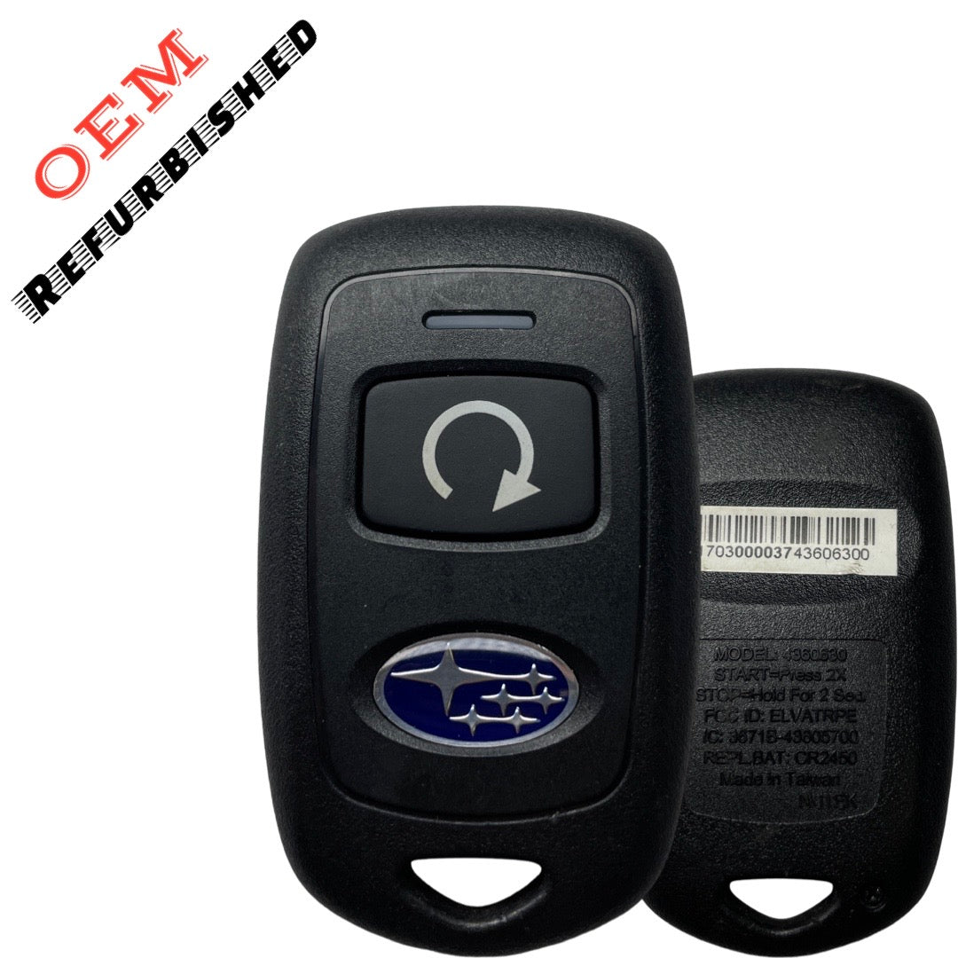 2020 - 2020 Subaru Forester Remote 1 button ELVATRPE (OEM REFURBISHED)