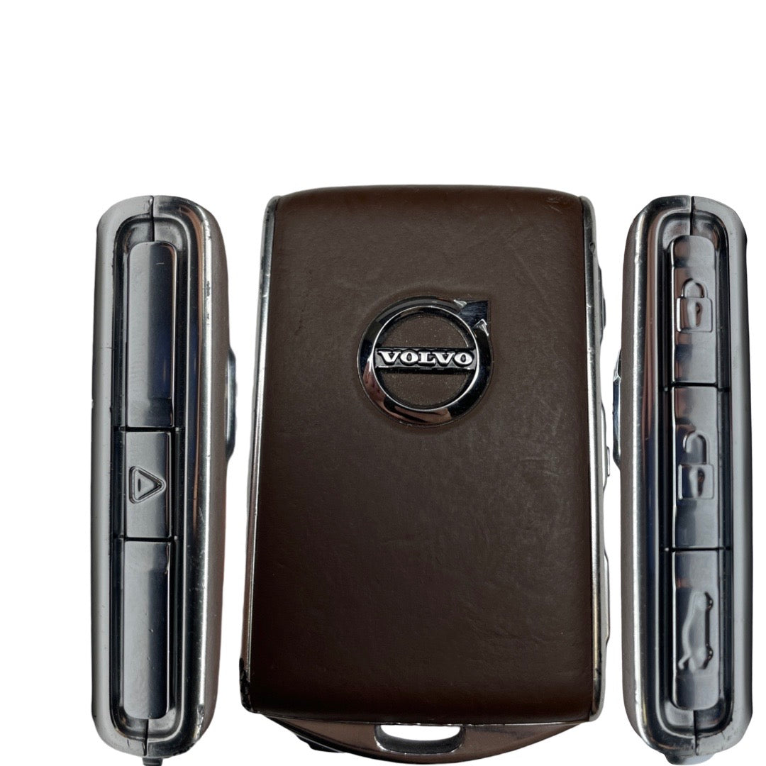 2016-2021 Volvo / 4-Button Smart Key / PN: 32256980 / YGOHUF8423 / 433 Mhz (Chrome Buttons) (OEM Refurbished)