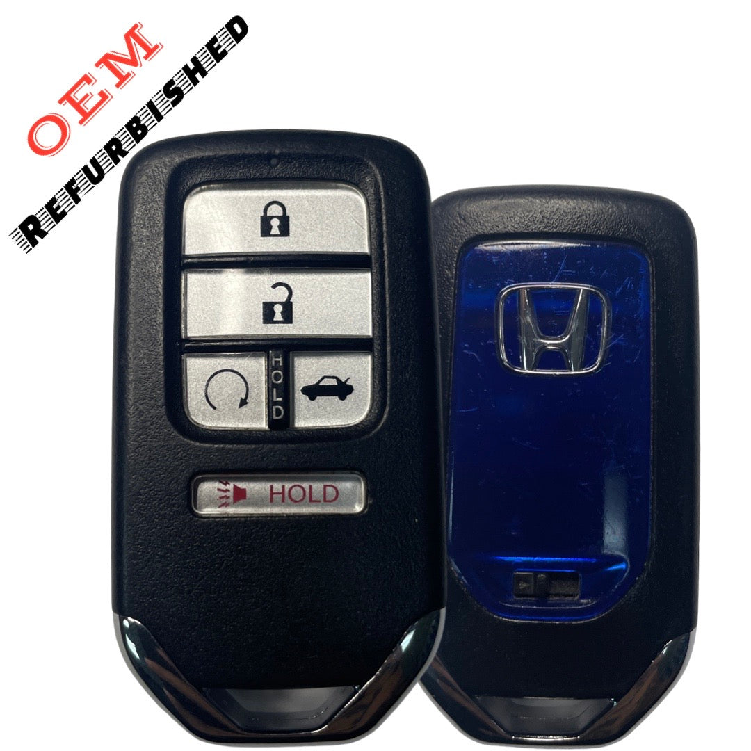 2018-2022 Honda Accord / 5-Button Smart Key / PN: 72147-TVA-A01 / CWTWB1G0090 (OEM REFURBISHED)