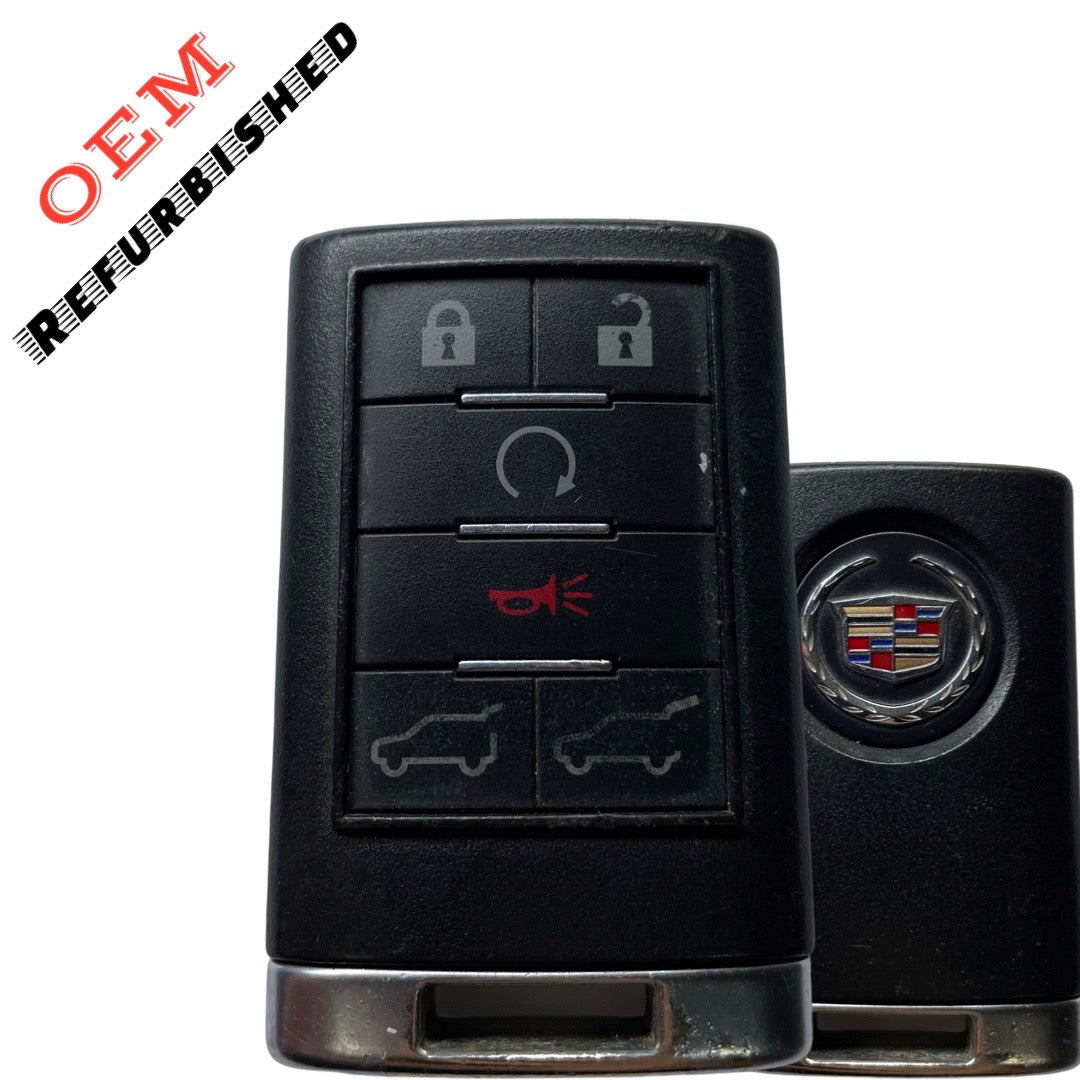 2007-2014 Cadillac Escalade / 6 Button Keyless Entry Remote / PN: 22756466 / OUC6000066 (Driver 1) (OEM Refurb)