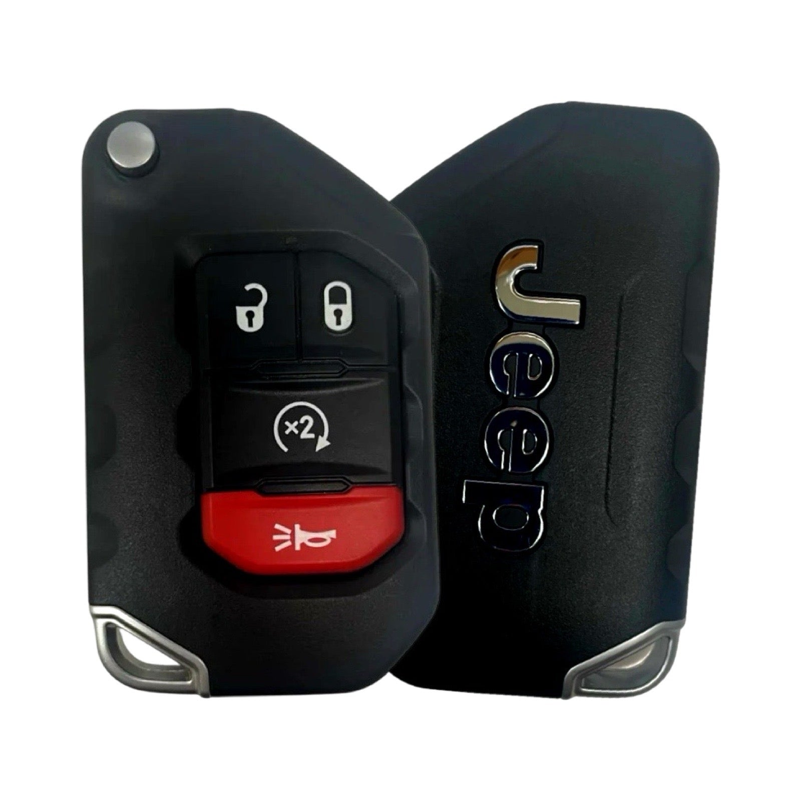 2018-2026 Jeep Wrangler / 4-Button Smart Flip Key / PN: 68416784AA / OHT1130261 / SIP22 (OEM Refurb)