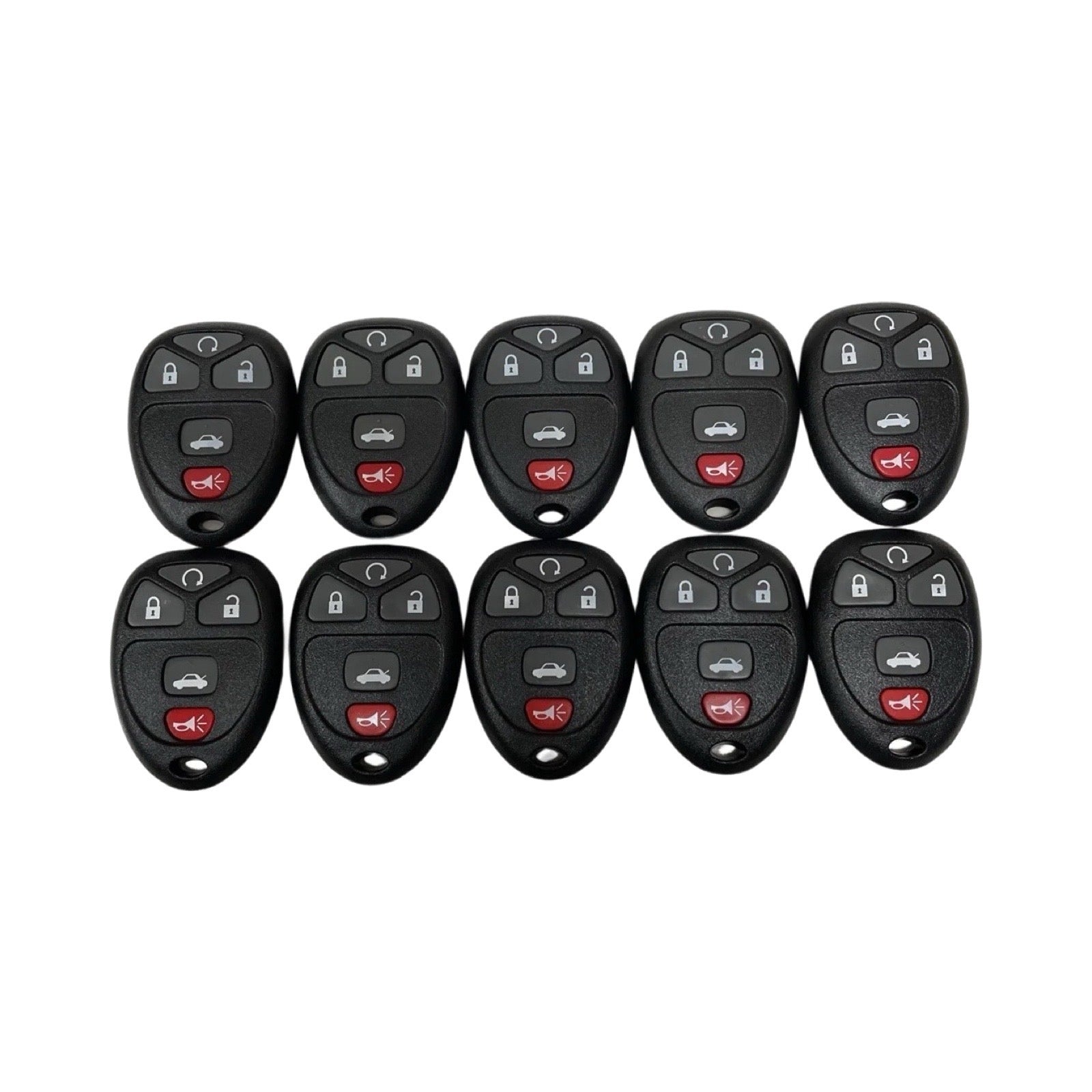 10x 2004-2013 GM 5-Button Keyless Entry Remote Case OUC60270 Dorman 13636