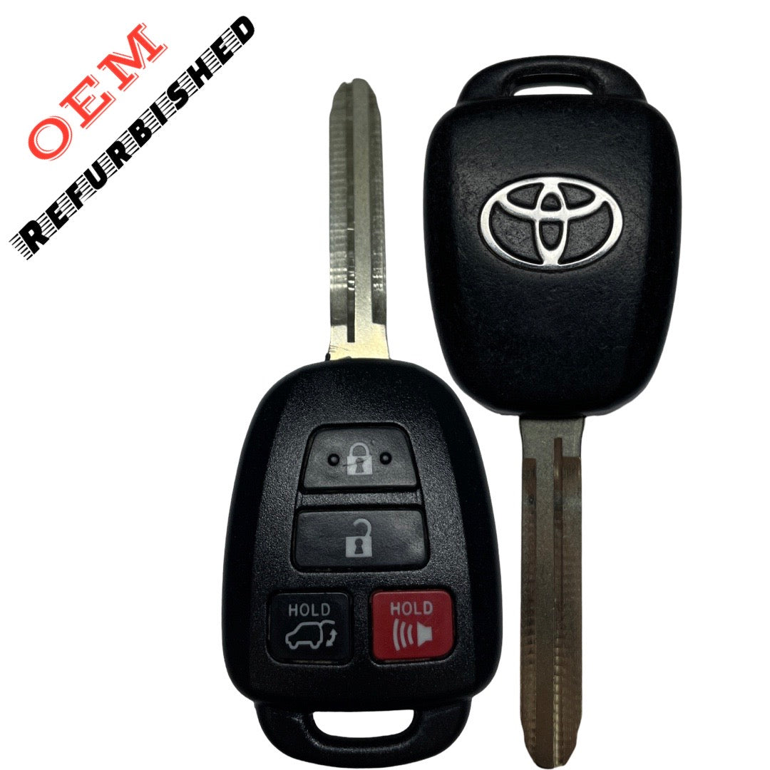 2013-2018 Toyota RAV4 / 4-Button Remote Head Key / PN: 89070-42830 / HYQ12BDM / H Chip (OEM RefurB)