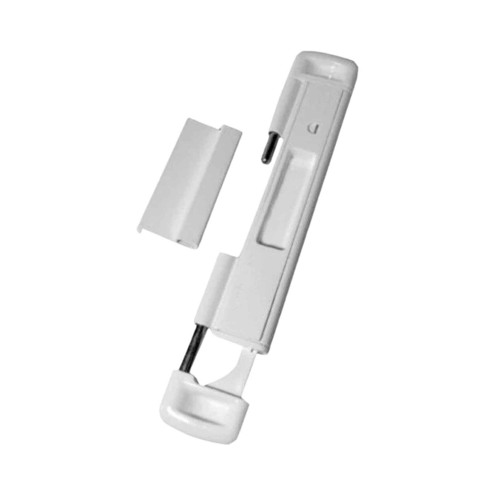 CAL - Double Bolt Lock - Sliding Glass Door Lock - White