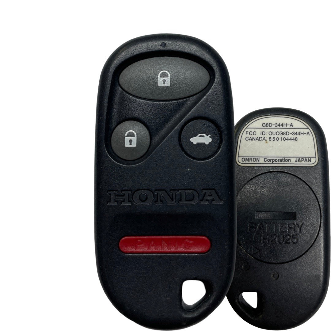 2002-2004 Honda CR-V / 4-Button Keyless Entry Remote / PN: 72147-S9A-A01 / OUCG8D-344H-A (OEM Refurb)