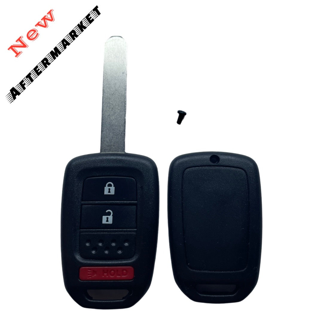 2013-2017 Honda CR-V Crosstour / 3-Button Remote Head Key SHELL / HO-03-PT / MLBHLIK6-1T (AFTERMARKET)