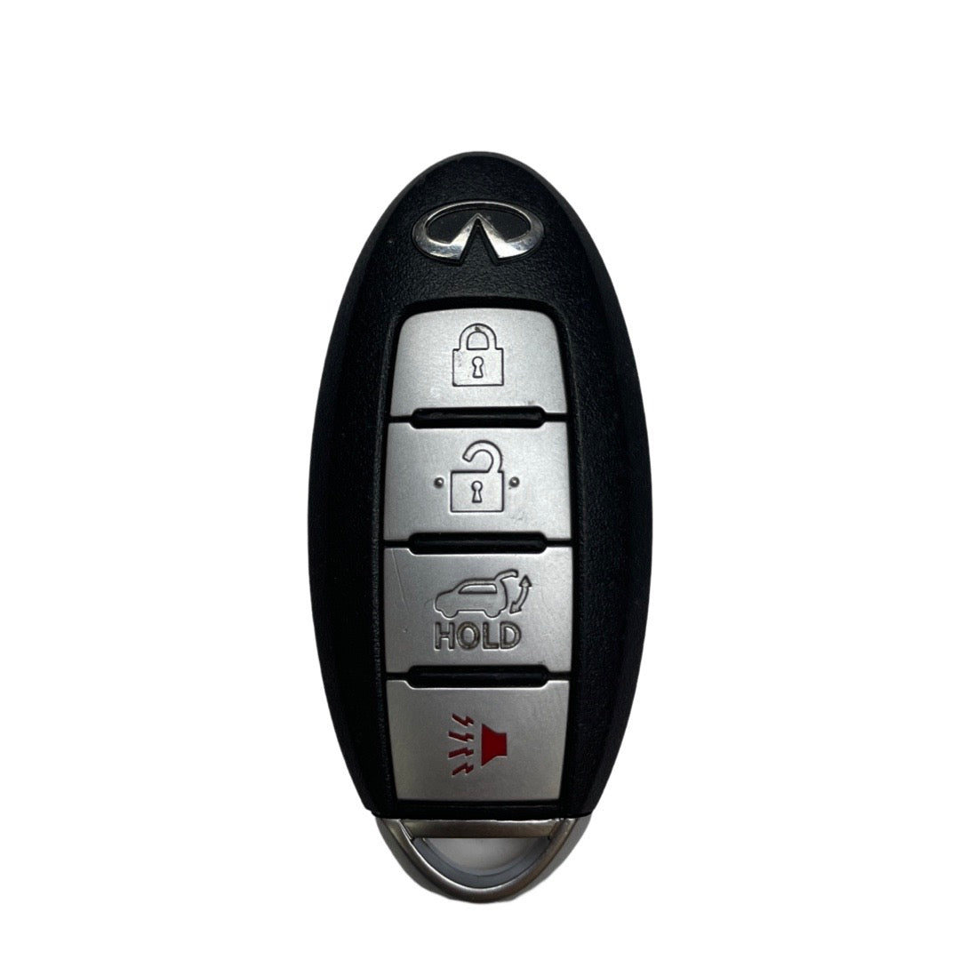 2013-2016 Infiniti JX35 / QX60 / 4-Button Prox Smart Key / PN: 285E3-9NB4A / KR5S180144014 (OEM REFURBISHED)