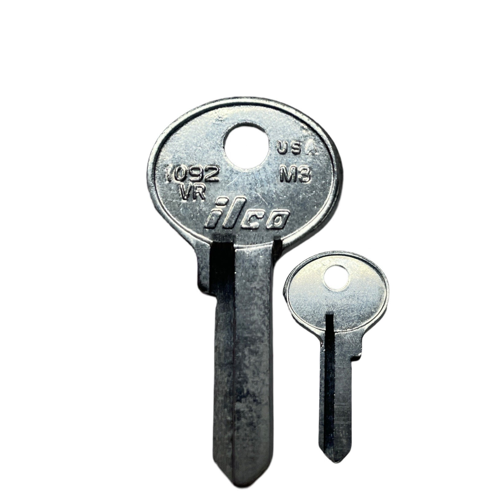Ilco 1092VR M3 Nickel Plated Brass Key Blanks