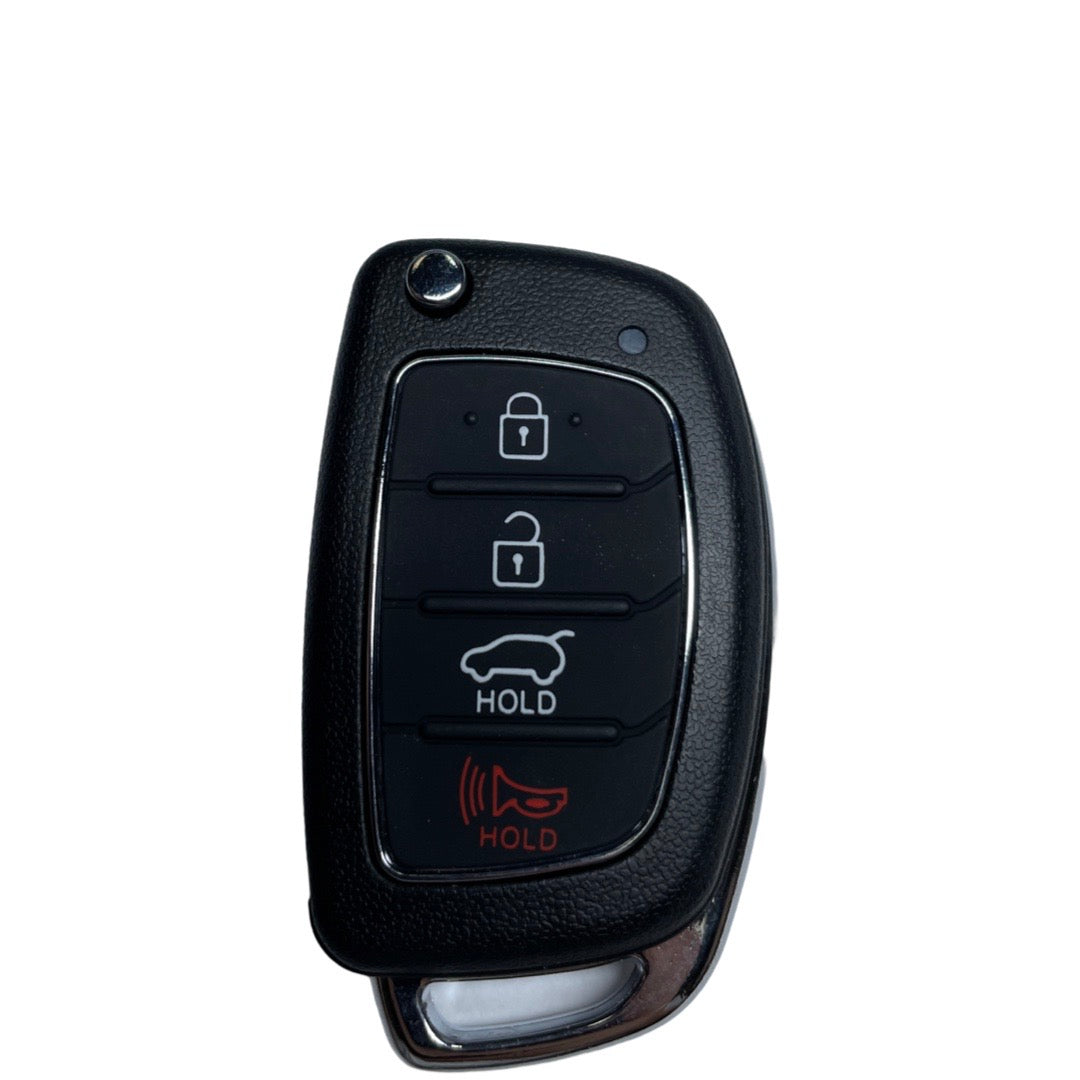 2013-2016 Hyundai Santa Fe / 4-Button Flip Key Remote / PN: 95430-4Z101 / TQ8-RKE-3F04 (AFTERMARKET)