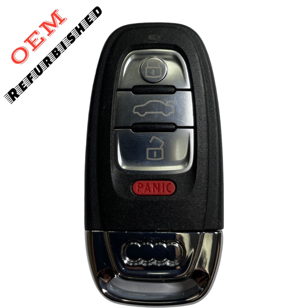 2008-2016 Audi / 4-Button Smart Key / PN: 8T0959754G / IYZFBSB802 / Comfort Access / 315 MHz (OEM Refurb)