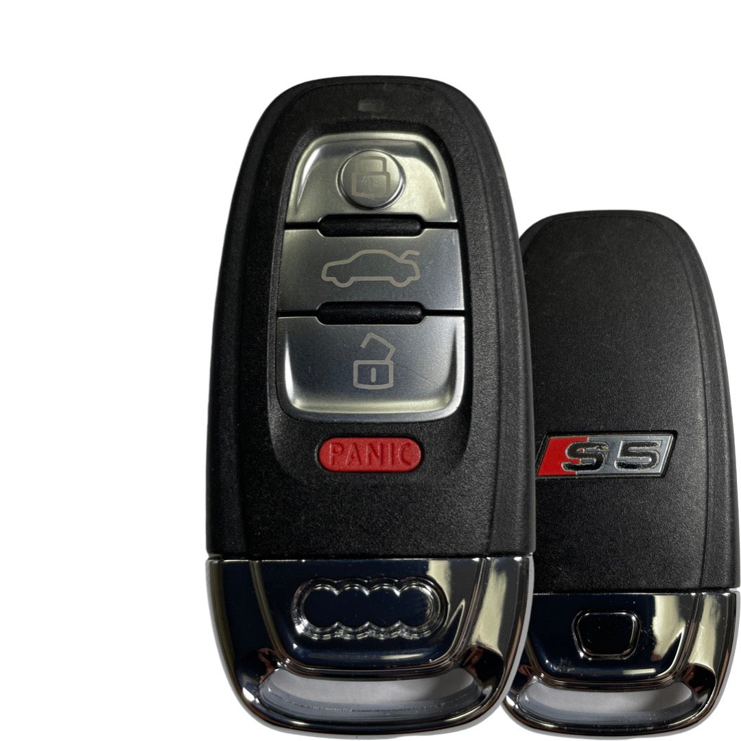 2008-2016 Audi A5/S5  4-Button Smart Key / PN: 8T0959754G / IYZFBSB802 / Comfort Access / 315 MHz (OEM Refurb)