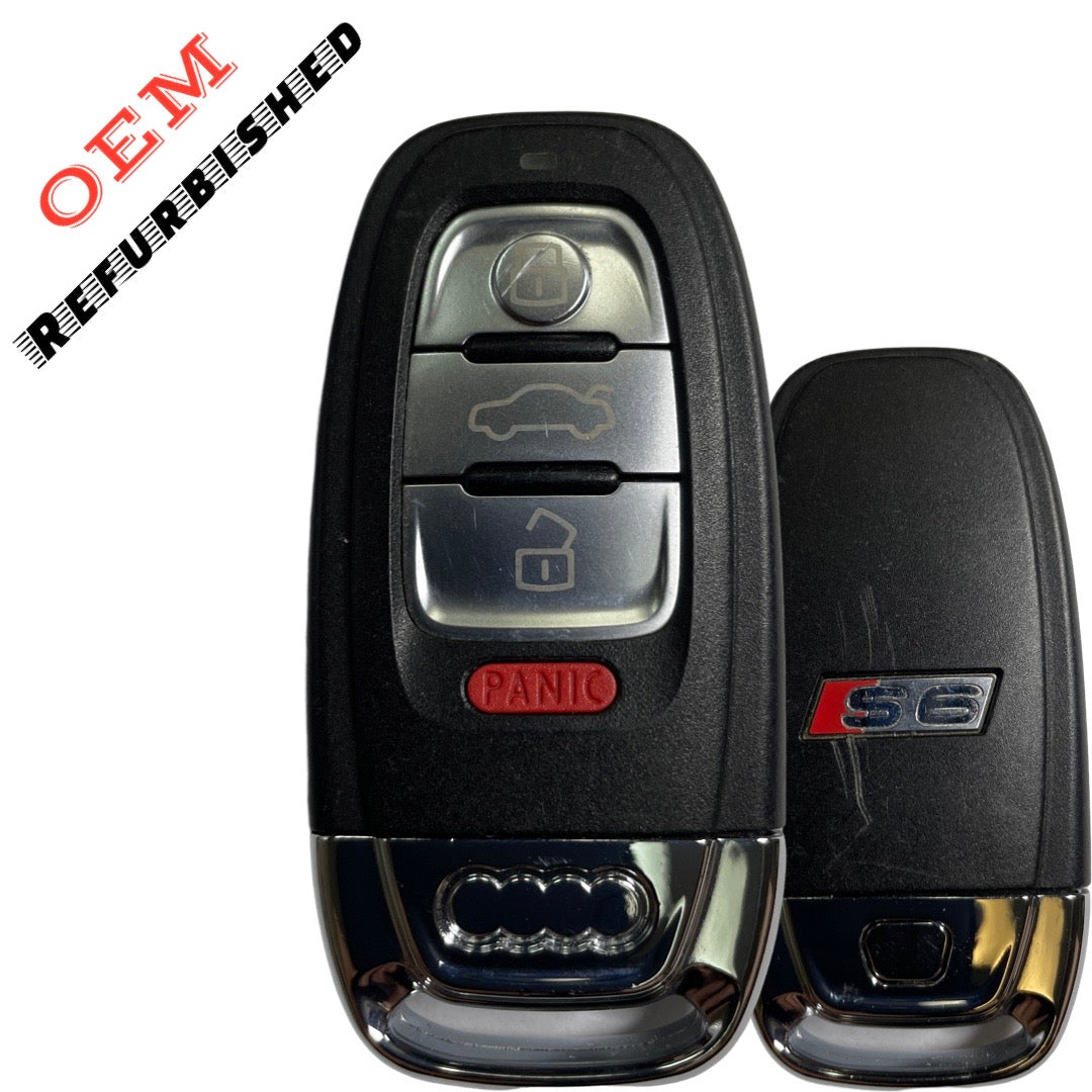 2008-2016 Audi A6/S6 / 4-Button Smart Key / PN: 8T0959754G / IYZFBSB802 / Comfort Access / 315 MHz (OEM Refurb)