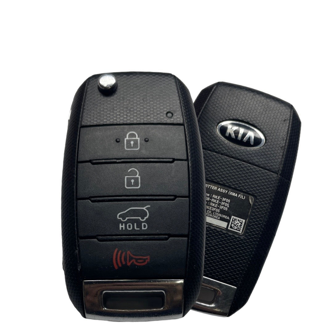 2013-2015 Kia Sorento / 4-Button Flip Key / PN: 95430-1U500 / TQ8-RKE-3F05 (XMA F/L) (OEM REFURBISHED))