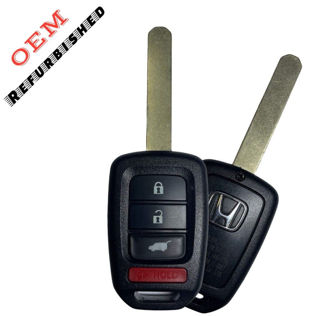 2017-2021 Honda CR-V - Civic / 4-Button Remote Head Key / PN: 35118-TLA-A00 / MLBHLIK6-1TA (OEM REFURBISHED))