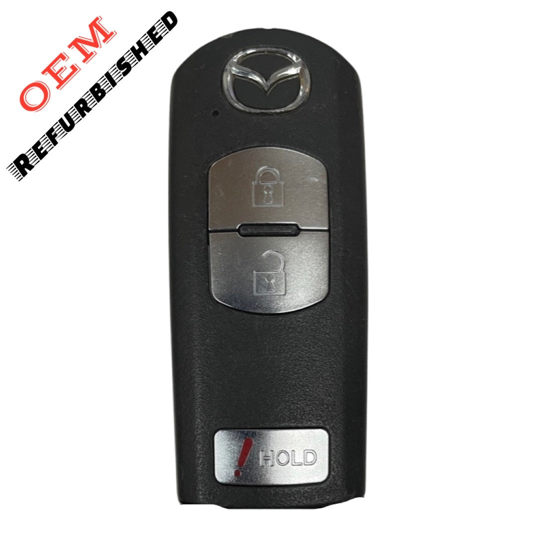 2010-2015 Mazda CX-7 CX-9 / 3-Button Smart Key / PN: EHY5-67-5RYA / WAZX1T763SKE11A04 (OEM REFURB)