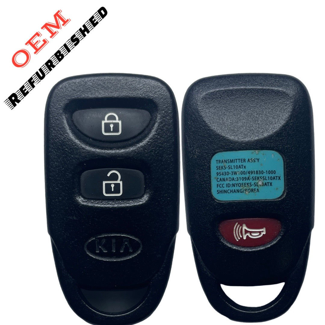 2010-2013 Kia Sportage 3-Btn Remote (NYOSEKS-SL10ATX) (OEM REFURB)