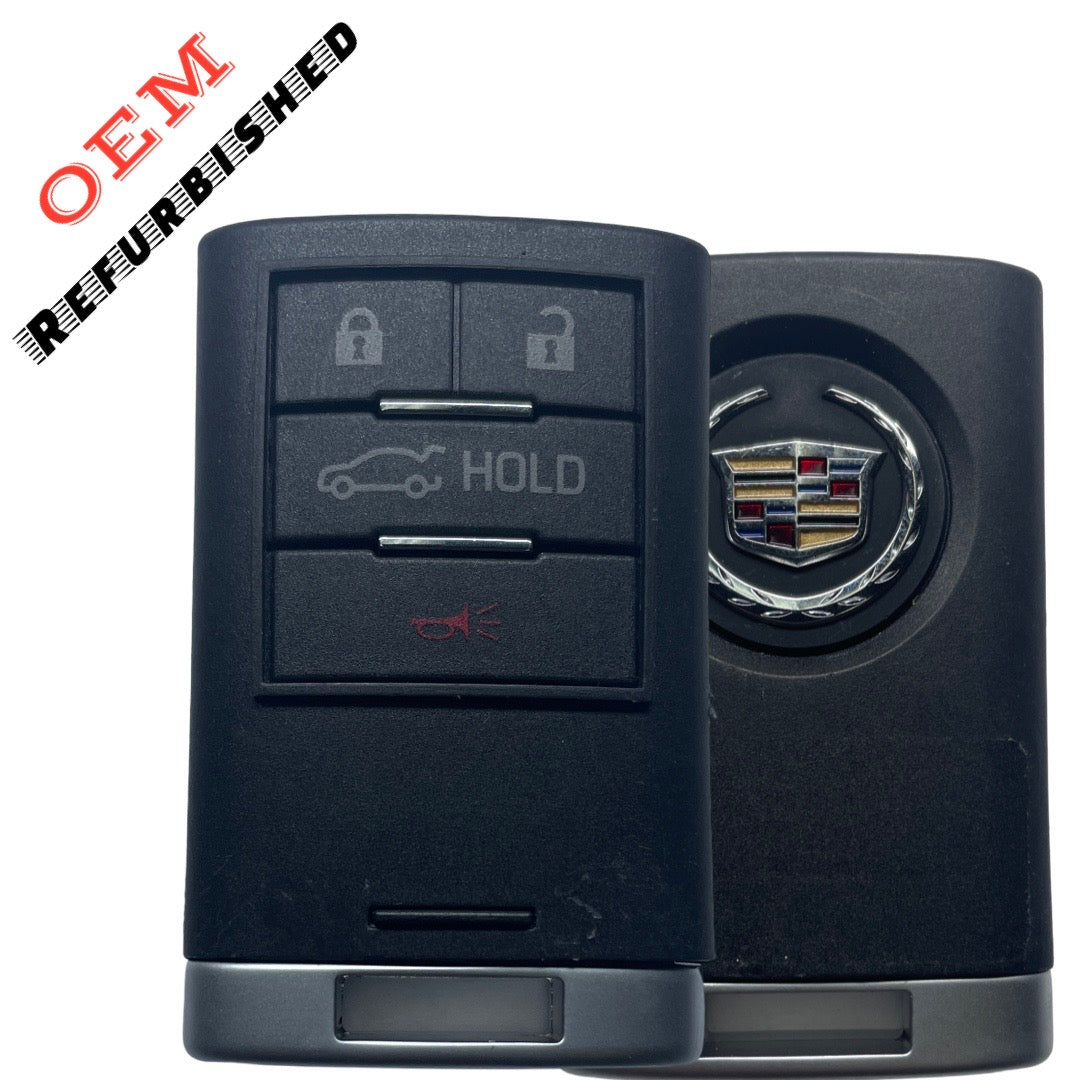 2013-2014 Cadillac ATS XTS / 4-Button Smart Key / PN: 22856929 / NBG009768T (OEM Refurb)