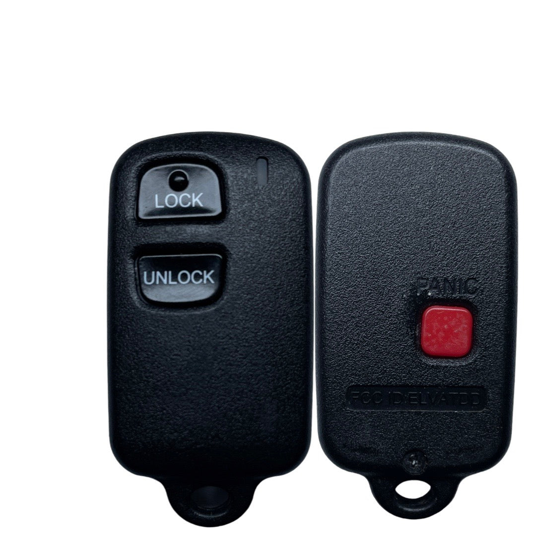 2003-2006 Toyota / 3-Button Keyless Entry Remote / PN: 39742-0C010 / ELVATDD (OEM Refurb)