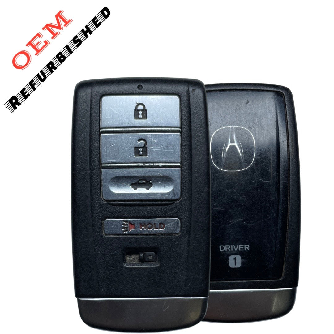 2015-2020 Acura ILX RLX TLX / 4-Button Smart Key / PN: 72147-TZ3-A01 / KR5V1X (OEM REFURBISHED) (Driver 1)