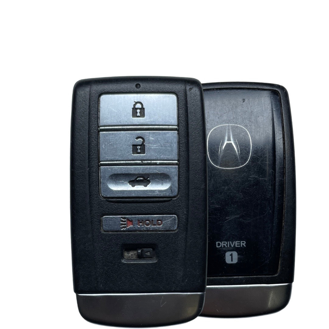 2015-2020 Acura ILX RLX TLX / 4-Button Smart Key / PN: 72147-TZ3-A01 / KR5V1X (OEM REFURBISHED) (Driver 1)