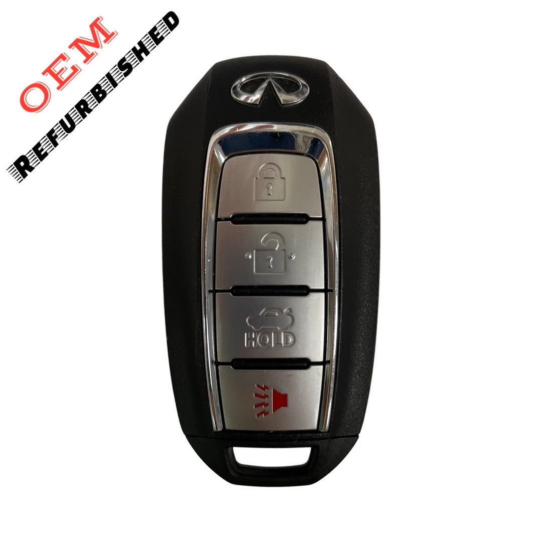 2020-2022 Infiniti Q50 Q60 / 4-Button Smart Key / PN: 285E3-6HE1A / KR5TXN7 (OEM Refurb)