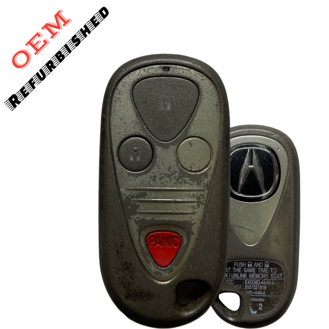 2001-2006 Acura MDX / 3-Button Keyless Entry Remote/ PN: 72147-S3V-A02 / E4EG8D-444H-A (Driver 2)(OEM Refurb)