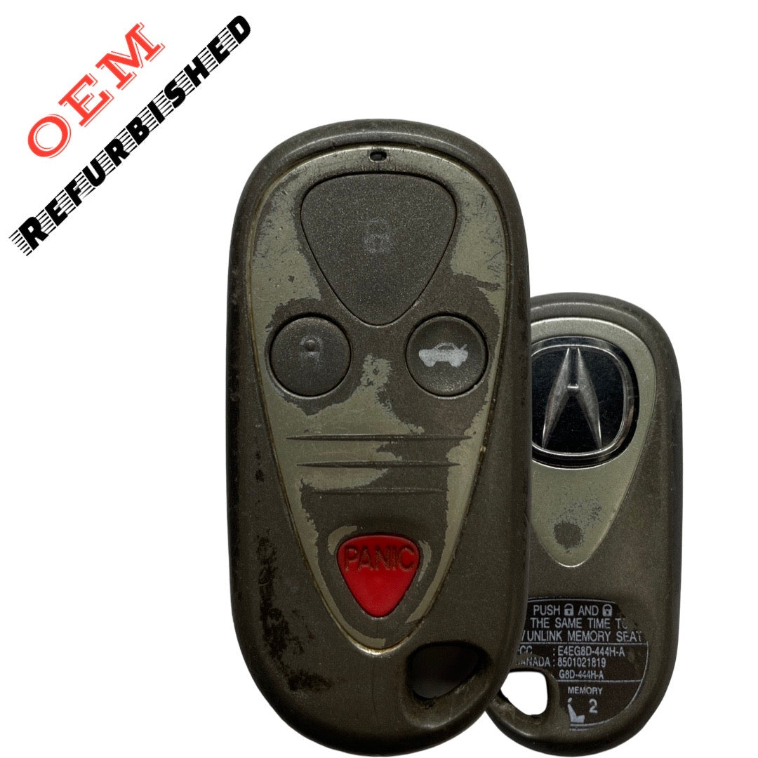 1999-2006 Acura / 4-Button Keyless Entry Remote / PN: 72147-S0K-A13 / E4EG8D-444H-A (OEM Refurb) (Driver2)
