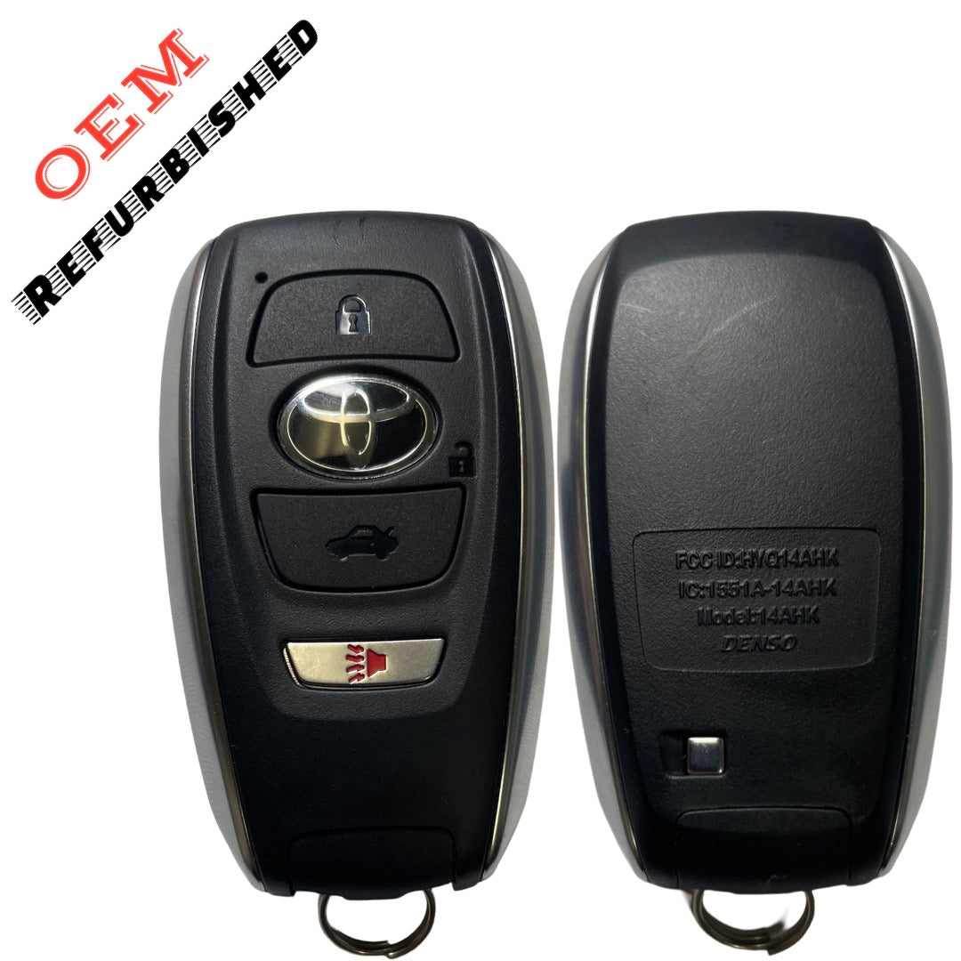 2022-2023 Toyota GR86 / 4-Button Smart Key / PN: SU003-10030 / HYQ14AHK (OEM REFURBISHED)