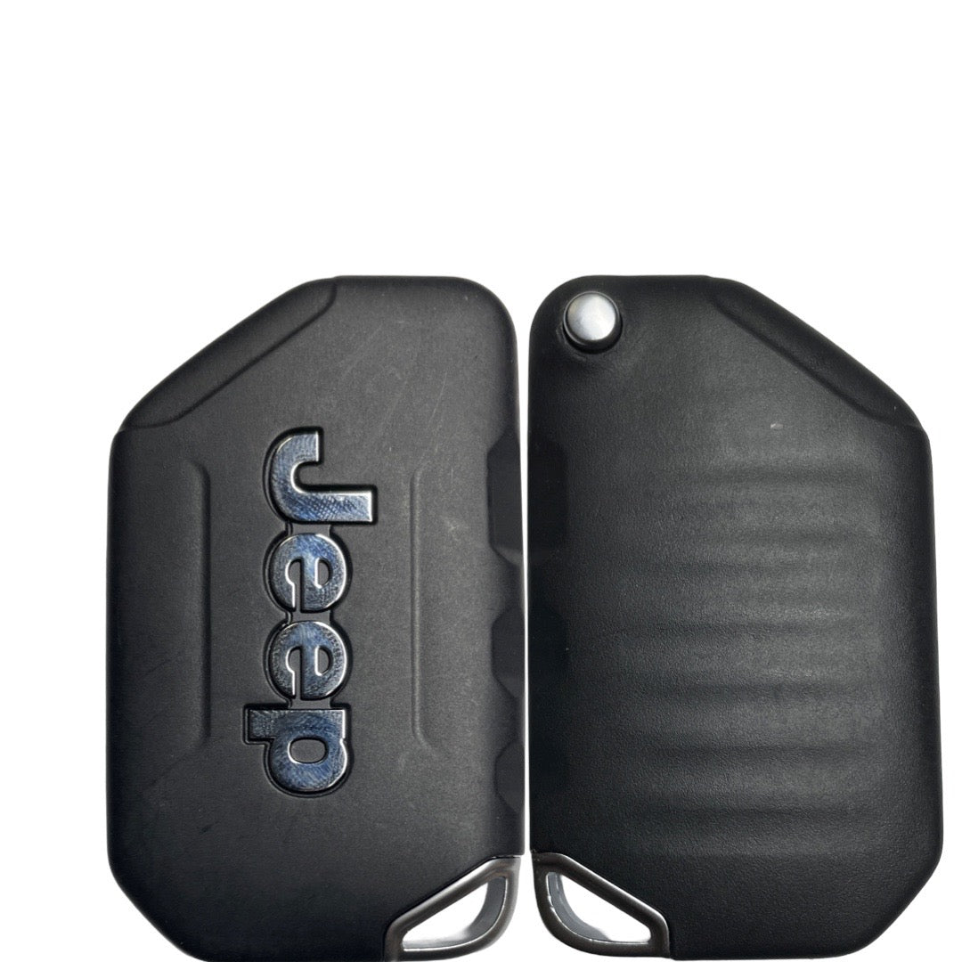 2018 - 2026 Jeep Wrangler Unlimited / Smart Flip Key (No Buttons) / PN: 68416785AA / OHT1130261 / SIP22 (OEM Refurb)
