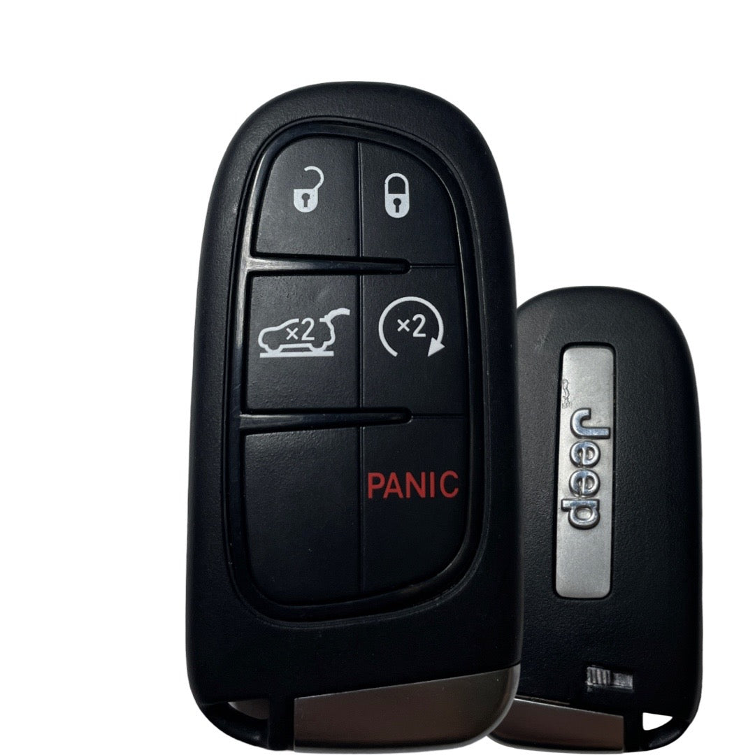 2014-2021 Jeep Cherokee / 5-Button Smart Key / PN: 68141580AF / GQ4-54T (OEM REFURBISHED)