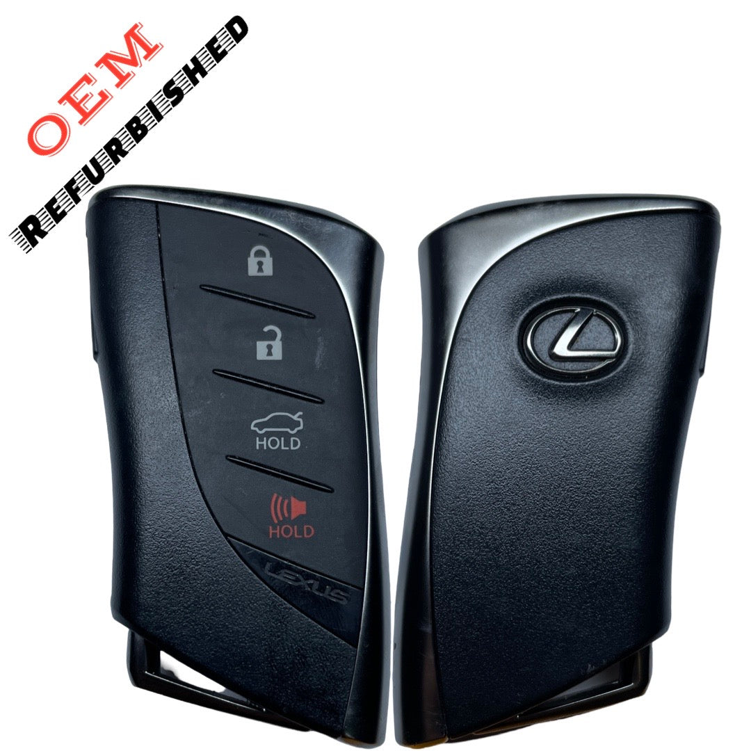 2020-2023 Lexus ES250 ES350 / 4-Button Smart Key / PN: 8990H-06021 / HYQ14FBZ (OEM Refurbished Tango Only)