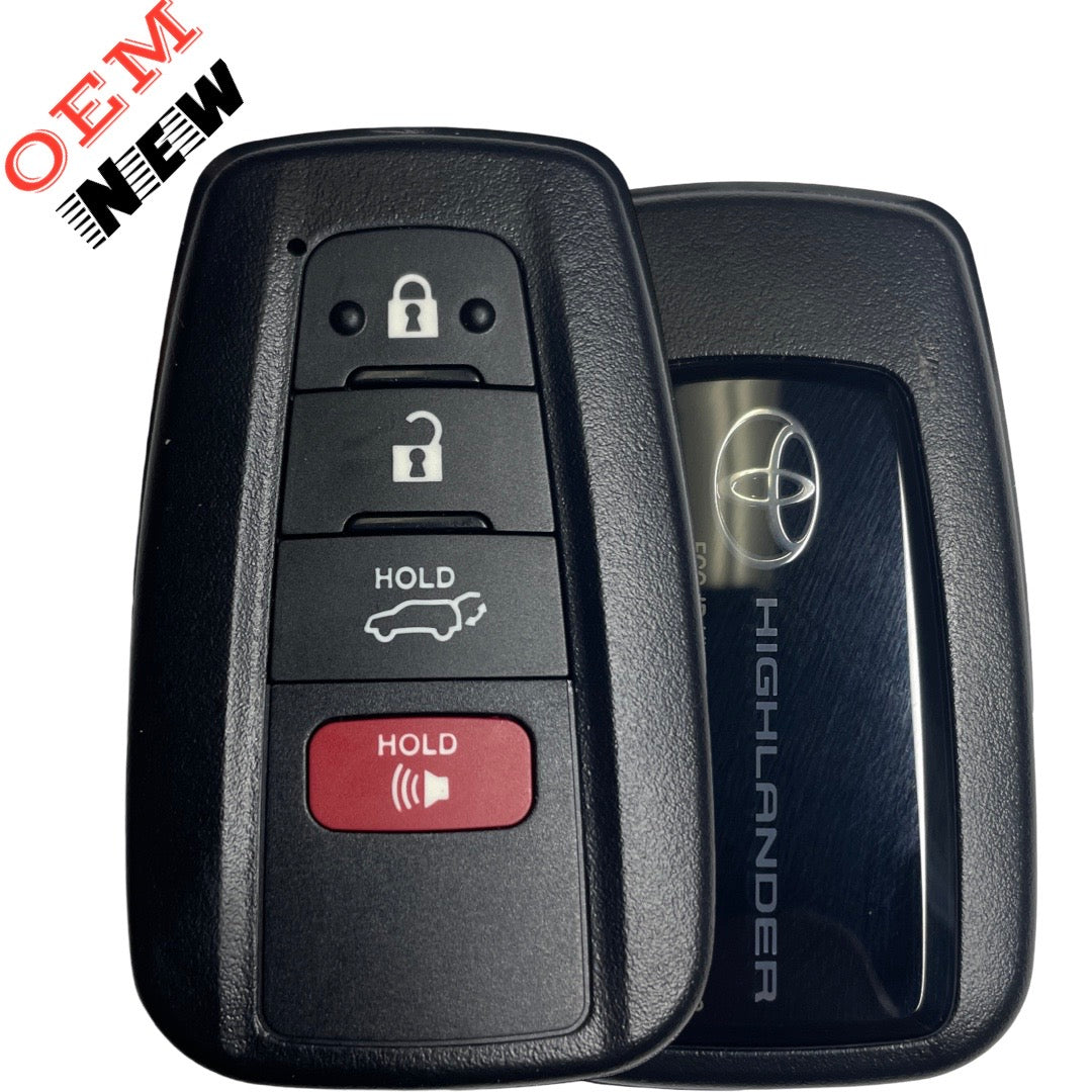 2020-2023 Toyota Highlander / 4-Button Smart Key / PN: 8990H-0E370 / HYQ14FLA (OEM NEW)
