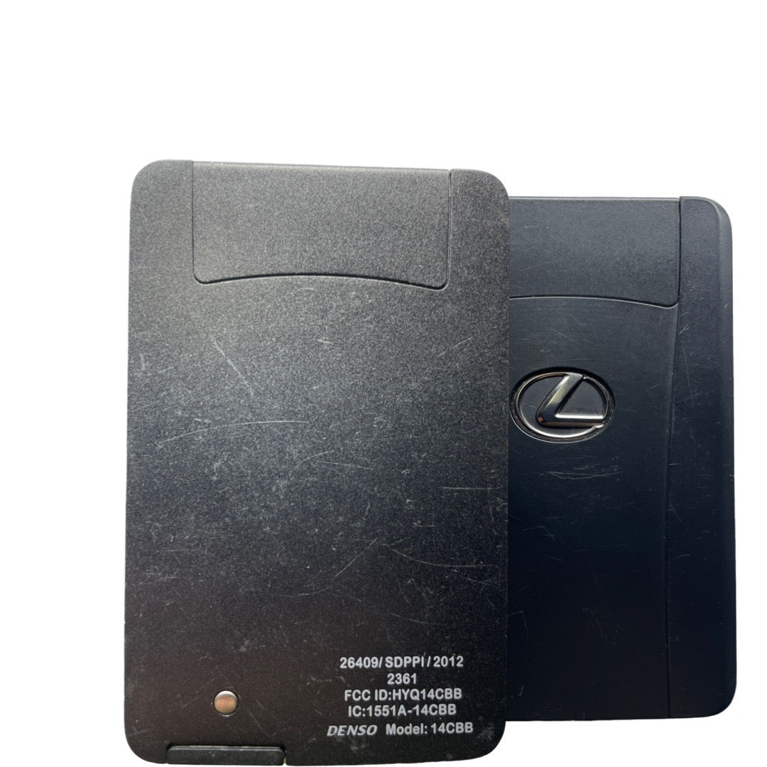 2014-2016 LEXUS LX570/ SMART VALET CARD KEYLESS ENTRY REMOTE /FCC:HYQ14CBB (OEM REFURBISHED)