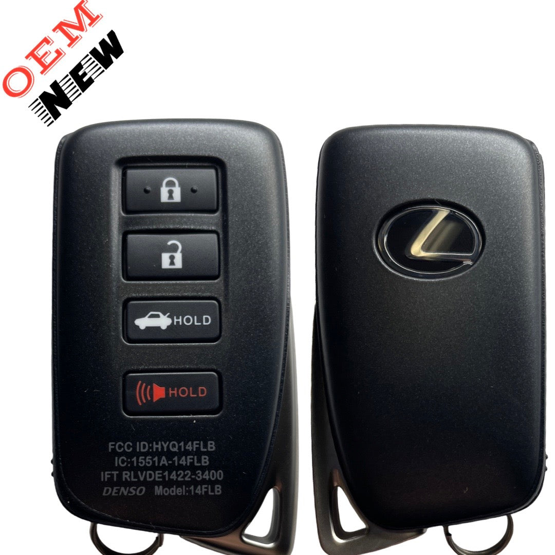 2021-2023 Lexus IS300 / IS350 / RC300 / RC350 / RCF / 4-Button Smart Key / PN: 89904-53E70 / HYQ14FLB (OEM)