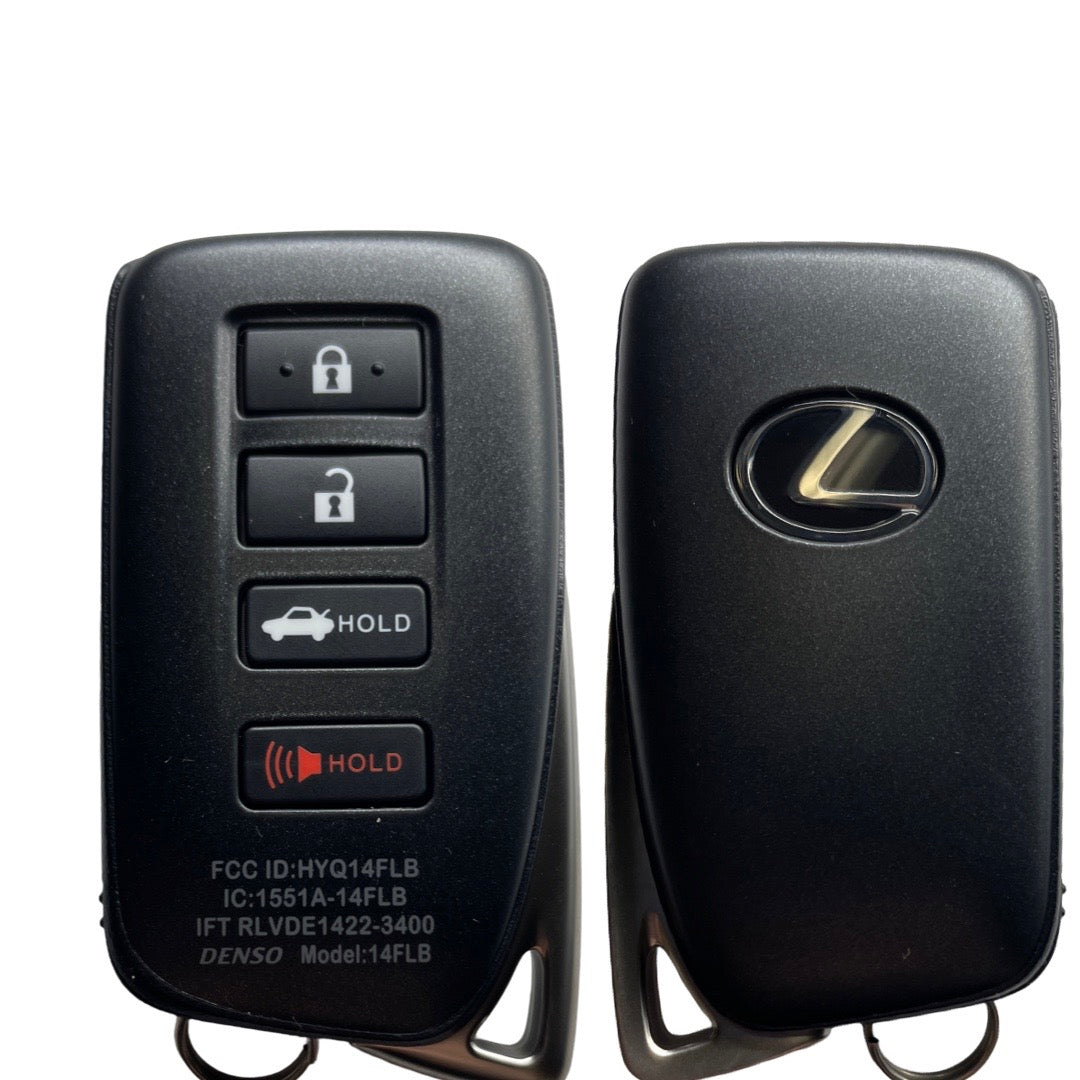 2021-2023 Lexus IS300 / IS350 / RC300 / RC350 / RCF / 4-Button Smart Key / PN: 89904-53E70 / HYQ14FLB (OEM)