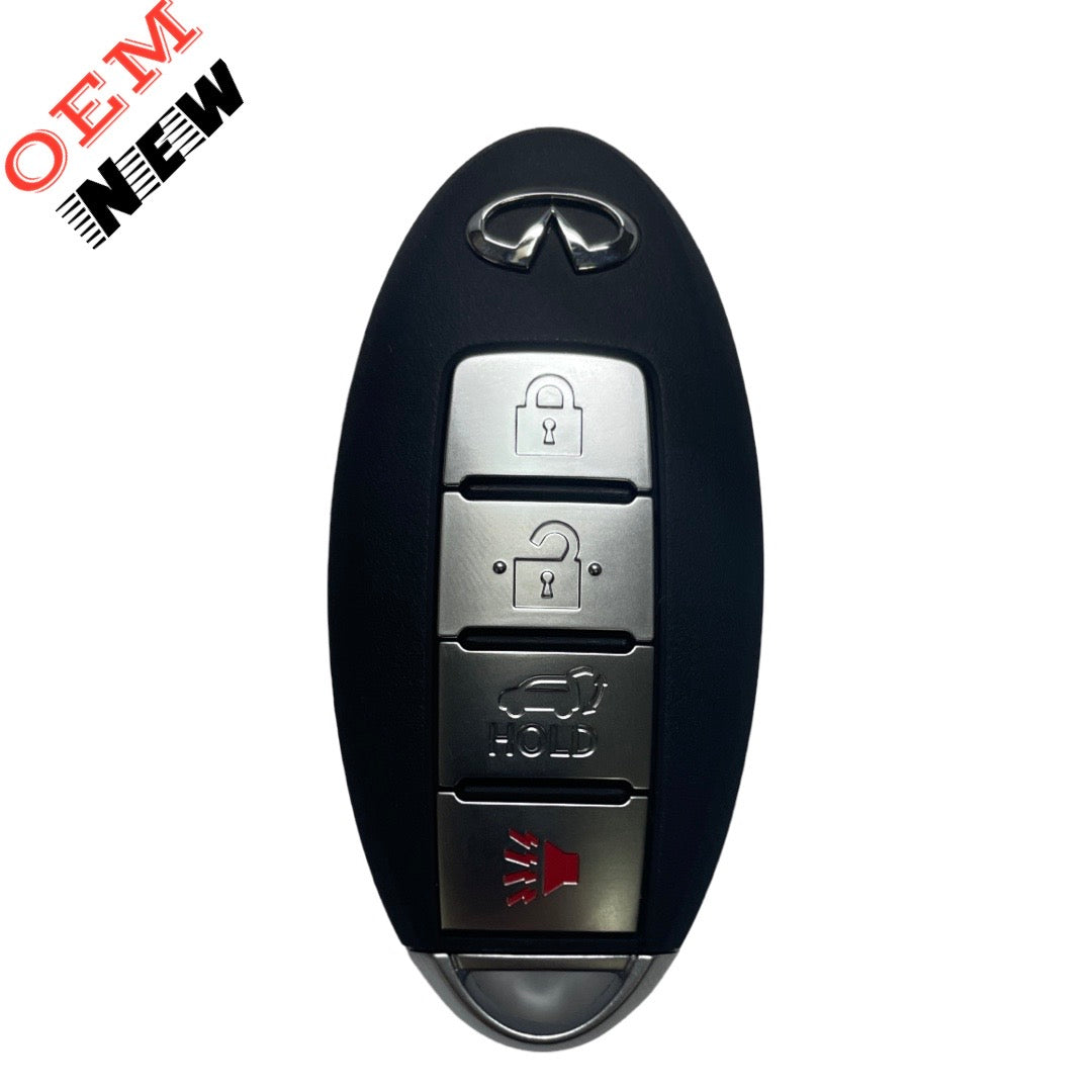 2008-2010 Infiniti QX56 / 4-Button Smart Key / PN: 285E3-ZQ31B / CWTWBU624 (OEM)