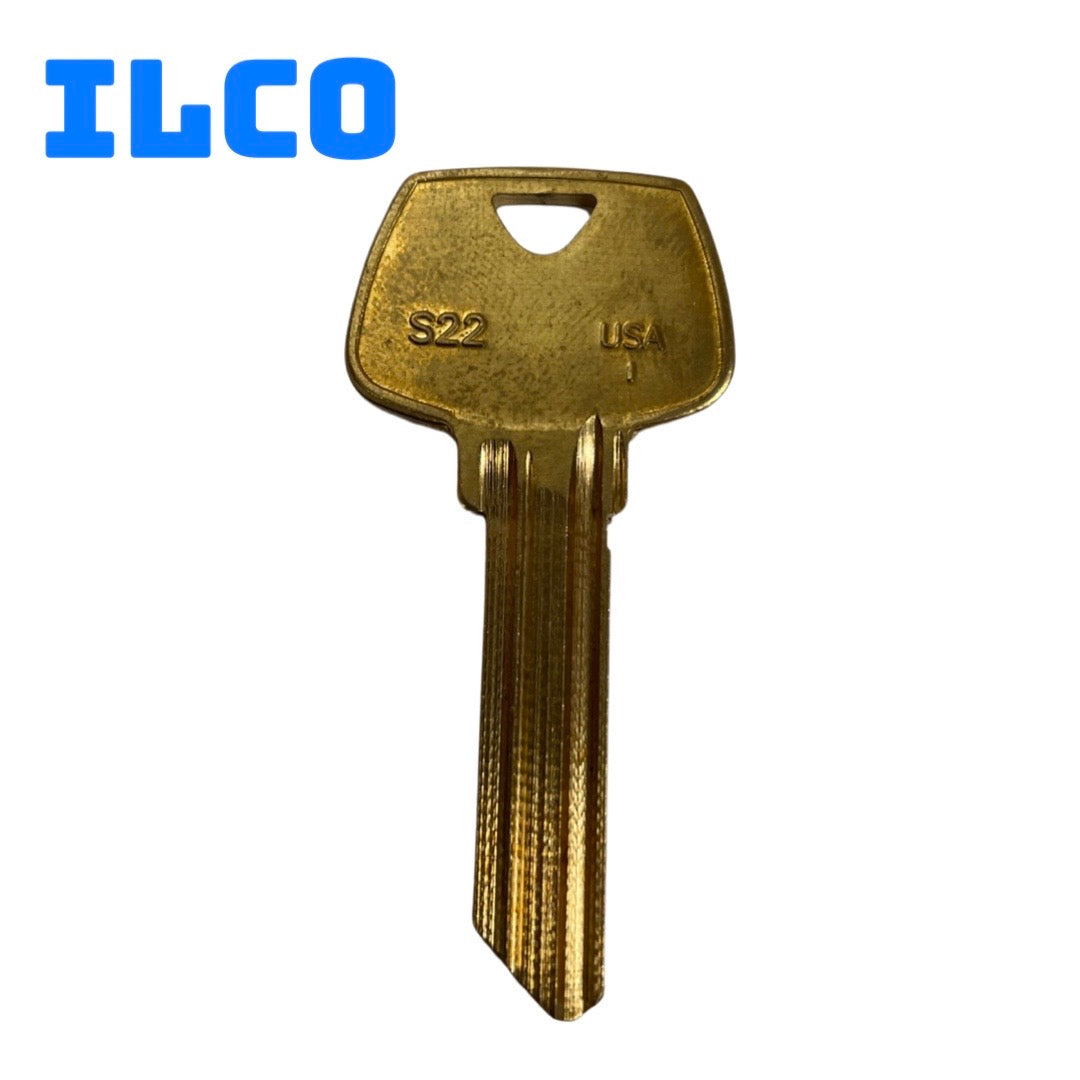 Ilco - S22-BR SARGENT Key Blank