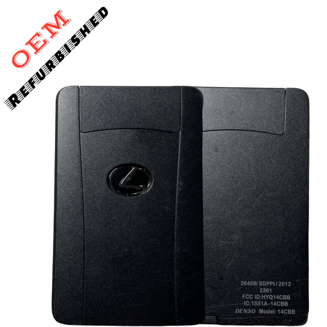 2014-2019 Lexus Smart Key Wallet Card IS | NX | RX | RC | LX HYQ14CBB (OEM REFURBISHED)